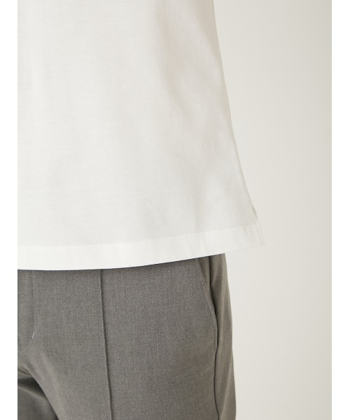 AOURE(アウール)の「PAGEE POLO(ポロシャツ・メンズ・ホワイト/ブラック・SMALL/LARGE/X-LARGE/MEDIUM)」の8枚目の写真