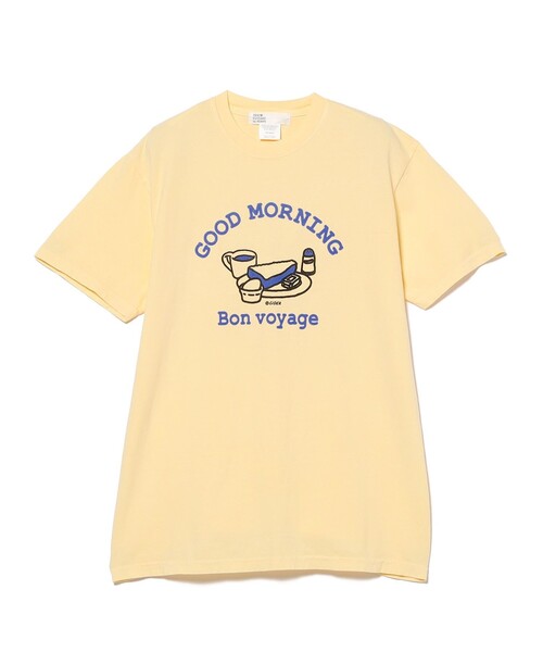 TOKYO CULTUART by BEAMS(トウキョウカルチャートバイビームス)の「かせきさいだぁ / Good morning Tee shirt(Tシャツ/カットソー・レディース・ホワイト/イエロー・SMALL/LARGE/X-LARGE/MEDIUM)」の6枚目の写真