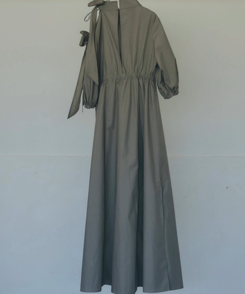 NOTREemor（ノートルエモア）の「point ribbon shirt dress（ワンピース・レディース・Moca/クリーム・FREE）」の16枚目の写真