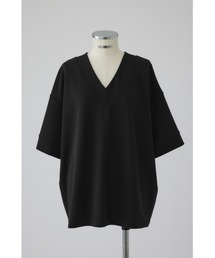 RIM.ARK | Mannish v-neck tops マニッシュブイネックトップス(Tシャツ/カットソー)