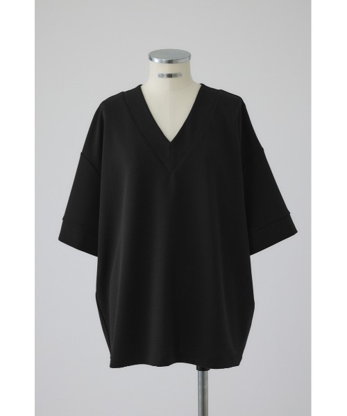 RIM.ARK（リムアーク）の「Mannish v-neck tops マニッシュ