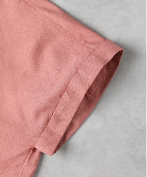 Right-on(ライトオン)の「【HONEYSUCKLE ROSE】リネン混半袖シャツ(シャツ/ブラウス・レディース・ブラック/オレンジ/ベージュ・M/L)」の12枚目の写真