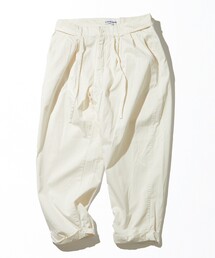 CAHLUMN(JE)CAHLUMN/JE Extra Long Staple Organic Cotton 2 Tuck Chino Pant/GNXg O I[KjbN Rbg `mpc(̑pc)