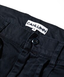 cahlumn カウラム Organic Cotton 2 Tuck 完売サイズ CAHLUMN パンツ CAHLUMN/カウラム 2.5Layer 1 tuck wide tapered