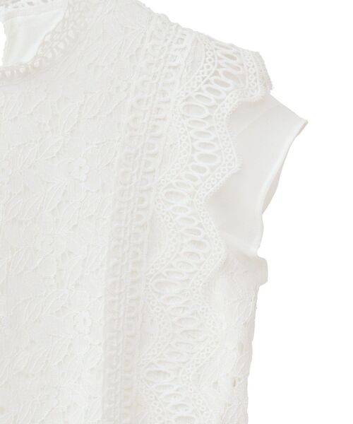 Petit fleur（プチフルール）の「・Petit Fleur フレンチレーシーブラウス（シャツ/ブラウス・レディース・ブラック/オフホワイト/チャコールグレー/ピンク/ミント/カーキ/アイボリー/ブラウン・FREE）」の22枚目の写真