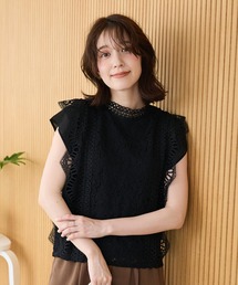 Petit fleur | ・Petit Fleur フレンチレーシーブラウス(シャツ/ブラウス)