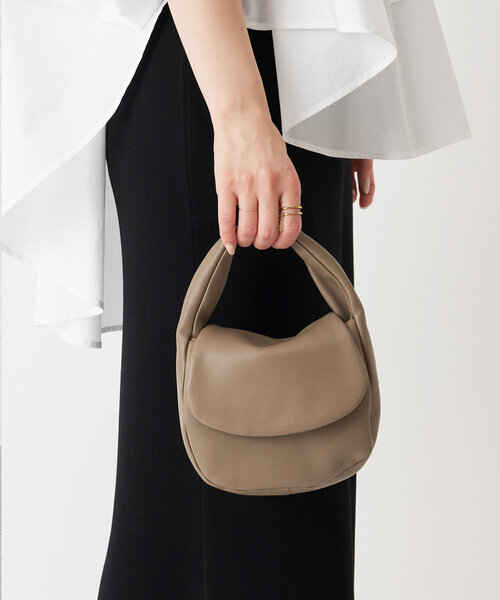 LIVETART(リヴェタート)の「レザーミニバッグ(トートバッグ・レディース・ブラウン/ブラック・FREE)」の1枚目の写真