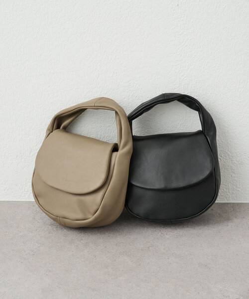 LIVETART(リヴェタート)の「レザーミニバッグ(トートバッグ・レディース・ブラウン/ブラック・FREE)」の3枚目の写真