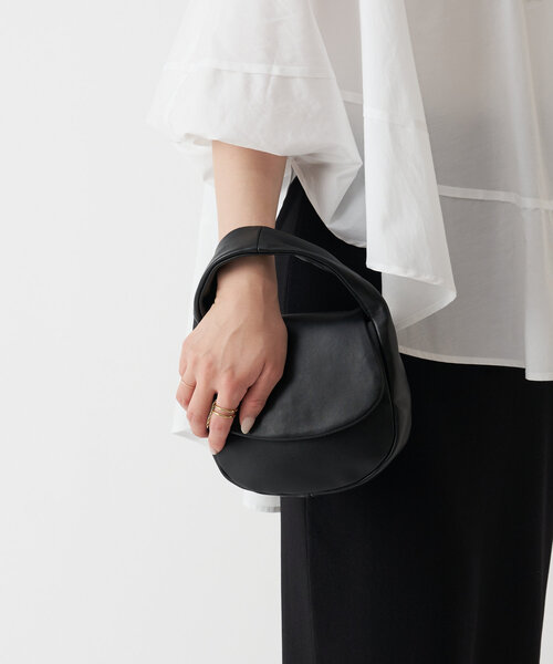 LIVETART(リヴェタート)の「レザーミニバッグ(トートバッグ・レディース・ブラウン/ブラック・FREE)」の5枚目の写真