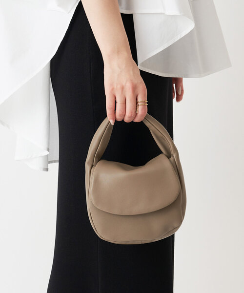 LIVETART(リヴェタート)の「レザーミニバッグ(トートバッグ・レディース・ブラウン/ブラック・FREE)」の9枚目の写真