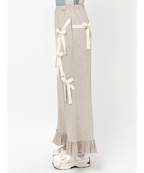 merry jenny（メリージェニー）の「ribbon ribbonリブロングスカート（スカート・レディース・アイボリー/モカ/ブラック・FREE）」の17枚目の写真