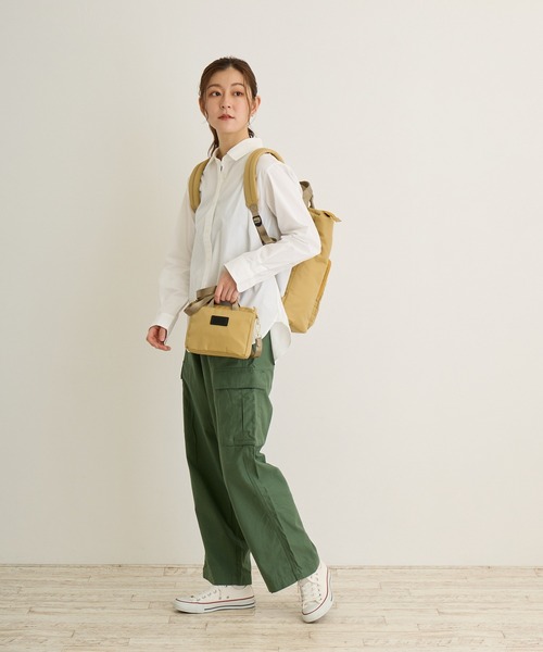 ROOTOTE(ルートート)の「ROOTOTE ルートート SN.ベビールー2Way.アイロ-A(ショルダーバッグ・レディース・セージグリーン/ベージュ/ネイビー・FREE)」の6枚目の写真