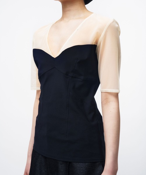 HIGH TENSION JERSEY CORSET TOPS / ハイテンションジャージコルセットトップス レディース HIGH TENSION JERSEY CORSET TOPS / ハイテンションジャージ