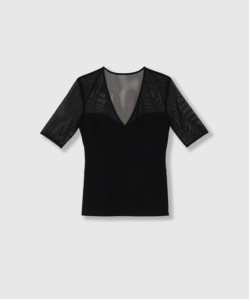 トップス HIGH TENSION JERSEY CORSET TOP HIGH TENSION JERSEY CORSET TOPS / ハイテンションジャージ