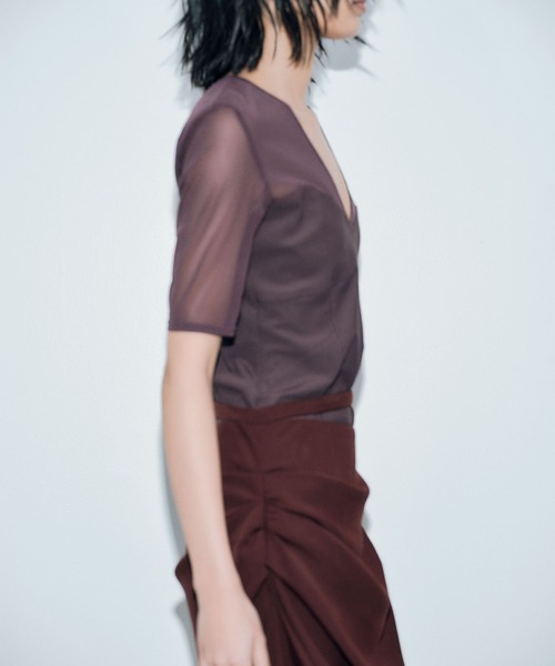 トップス HIGH TENSION JERSEY CORSET TOP HIGH TENSION JERSEY CORSET TOPS / ハイテンションジャージ