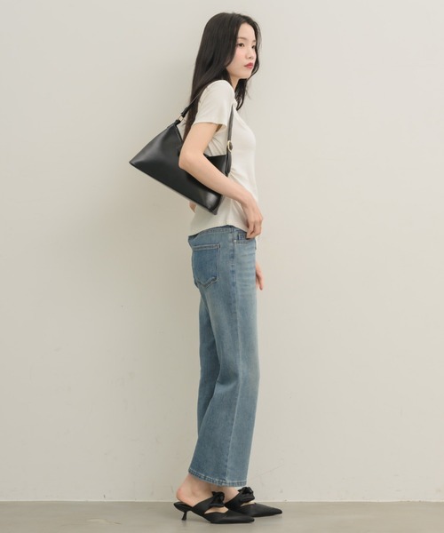 NEUNA（ヌナ）の「サテンミュール（パンプス・レディース・ブラック/シャンパン・39/38/36）」の14枚目の写真