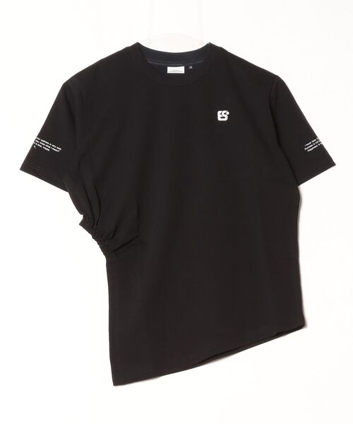 DOUBLE STANDARD CLOTHING(ダブルスタンダードクロージング)の「サイロプレミアム天竺トップス(Tシャツ/カットソー・レディース・ブラック/オフホワイト/ブラウン・36/38)」の7枚目の写真