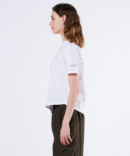 DOUBLE STANDARD CLOTHING(ダブルスタンダードクロージング)の「サイロプレミアム天竺トップス(Tシャツ/カットソー・レディース・ブラック/オフホワイト/ブラウン・36/38)」の10枚目の写真