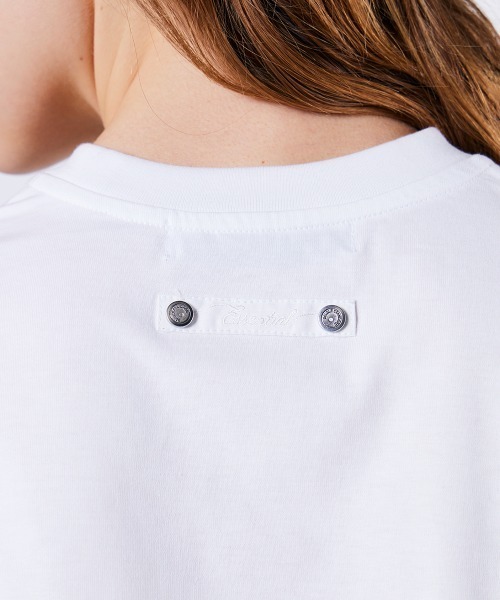 DOUBLE STANDARD CLOTHING(ダブルスタンダードクロージング)の「サイロプレミアム天竺トップス(Tシャツ/カットソー・レディース・ブラック/オフホワイト/ブラウン・36/38)」の16枚目の写真