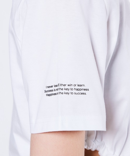 DOUBLE STANDARD CLOTHING(ダブルスタンダードクロージング)の「サイロプレミアム天竺トップス(Tシャツ/カットソー・レディース・ブラック/オフホワイト/ブラウン・36/38)」の17枚目の写真