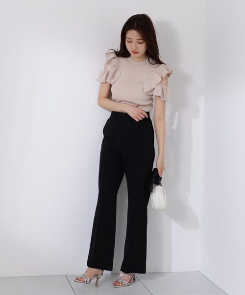 PROPORTION BODY DRESSING（プロポーションボディドレッシング）の「デザインスリーブニット / 1215270701（ニット/セーター・レディース・ベージュ/ピンク・FREE）」の8枚目の写真