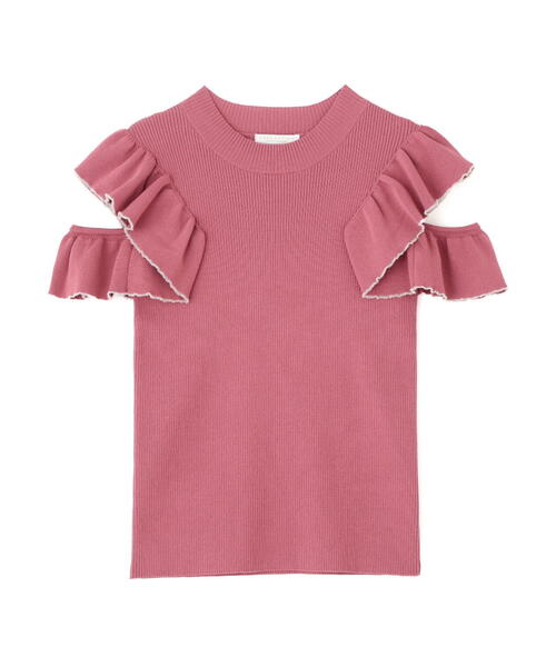 PROPORTION BODY DRESSING（プロポーションボディドレッシング）の「デザインスリーブニット / 1215270701（ニット/セーター・レディース・ベージュ/ピンク・FREE）」の11枚目の写真