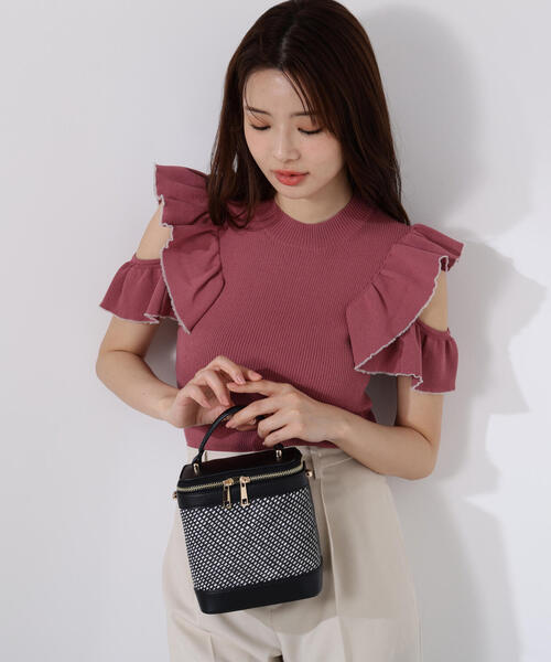 PROPORTION BODY DRESSING（プロポーションボディドレッシング）の「デザインスリーブニット / 1215270701（ニット/セーター・レディース・ベージュ/ピンク・FREE）」の14枚目の写真