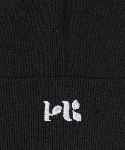 PAGEBOY（ページボーイ）の「サマーロゴビーニー（ニットキャップ/ビーニー・レディース・グレイッシュベージュ/ブラック・FREE）」の9枚目の写真