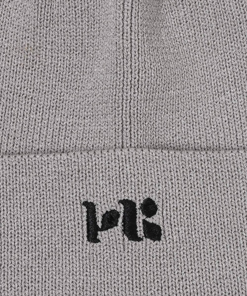 PAGEBOY（ページボーイ）の「サマーロゴビーニー（ニットキャップ/ビーニー・レディース・グレイッシュベージュ/ブラック・FREE）」の12枚目の写真