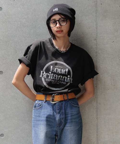 PAGEBOY（ページボーイ）の「サマーロゴビーニー（ニットキャップ/ビーニー・レディース・グレイッシュベージュ/ブラック・FREE）」の3枚目の写真