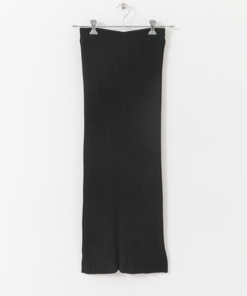 URBAN RESEARCH ROSSO WOMEN(アーバンリサーチ ロッソ)の「2WAYスリットリブニットタイトスカート(スカート・レディース・ピンク/ブラック・FREE)」の5枚目の写真