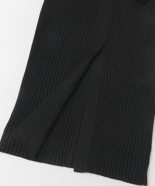 URBAN RESEARCH ROSSO WOMEN(アーバンリサーチ ロッソ)の「2WAYスリットリブニットタイトスカート(スカート・レディース・ピンク/ブラック・FREE)」の4枚目の写真