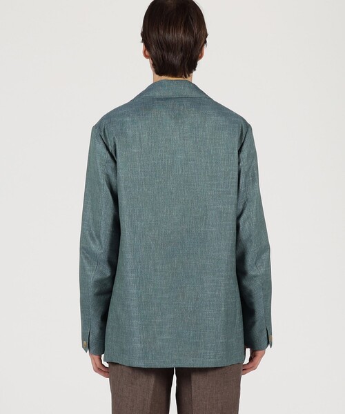 TOMORROWLAND (トゥモローランド)の「バンブーシルクコットン サファリジャケット HAVANA DORMEUIL(ブルゾン・メンズ・ベージュ/ブルーグリーン・48/44/46/50)」の13枚目の写真