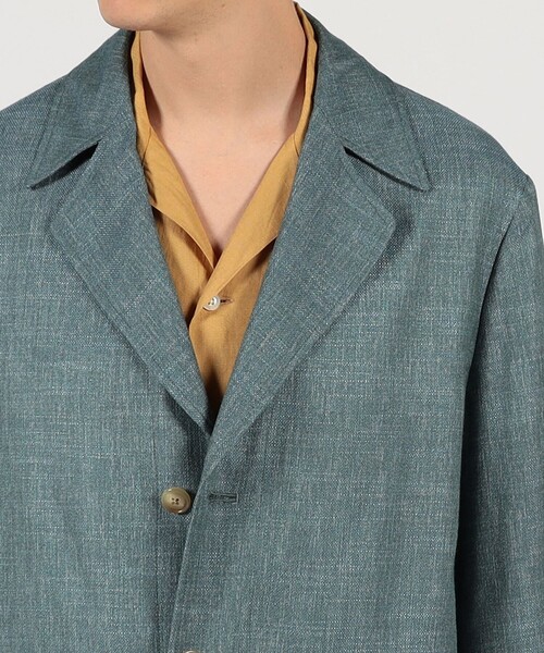 セール】バンブーシルクコットン サファリジャケット HAVANA DORMEUIL