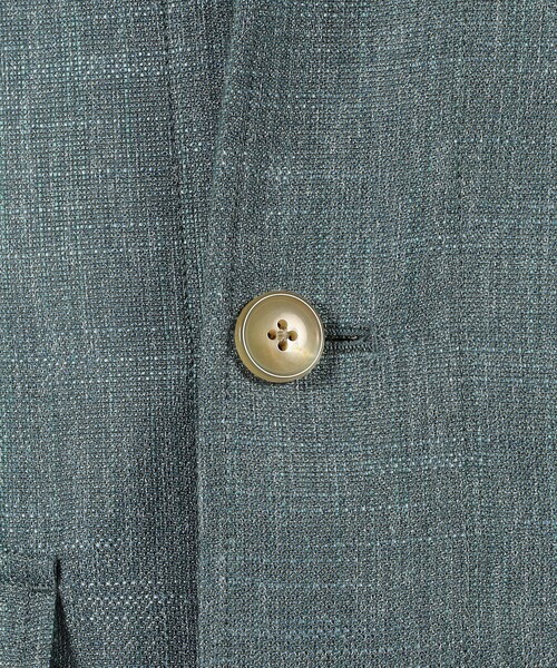 TOMORROWLAND (トゥモローランド)の「バンブーシルクコットン サファリジャケット HAVANA DORMEUIL(ブルゾン・メンズ・ベージュ/ブルーグリーン・48/44/46/50)」の4枚目の写真