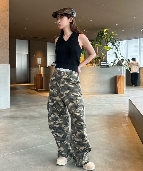 RAY CASSIN(レイカズン)の「レザーハンチング(ハンチング/ベレー帽・レディース・ブラウン/ブラック・FREE)」の9枚目の写真