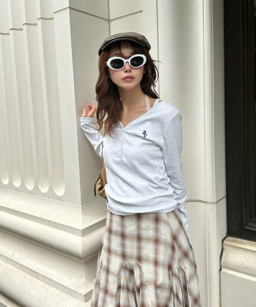 RAY CASSIN(レイカズン)の「レザーハンチング(ハンチング/ベレー帽・レディース・ブラウン/ブラック・FREE)」の22枚目の写真