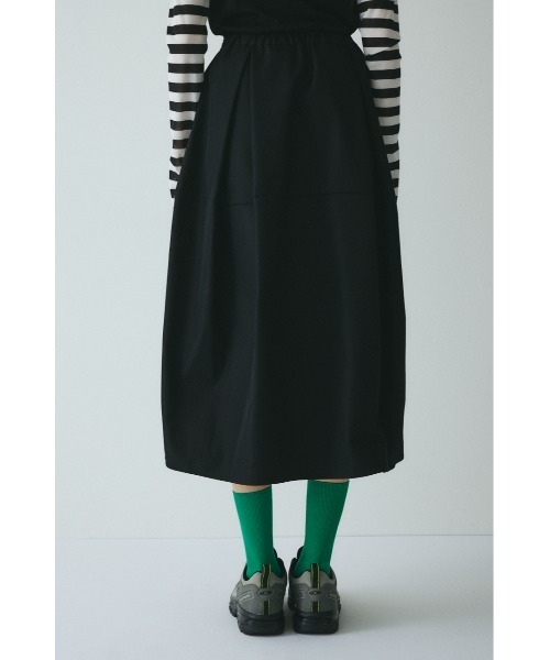HeRIN.CYE（ヘリンドットサイ）の「Switching cocoon skirt　　スイッチングコクーンスカート（スカート・レディース・ブラック/ブラウン/ライム・FREE）」の6枚目の写真