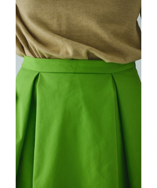 HeRIN.CYE（ヘリンドットサイ）の「Switching cocoon skirt　　スイッチングコクーンスカート（スカート・レディース・ブラック/ブラウン/ライム・FREE）」の18枚目の写真