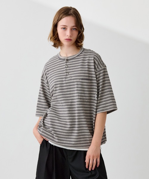 最終RRL ヘンリーネック ボーダー ネイティブ ボルチモア デップ 楽天