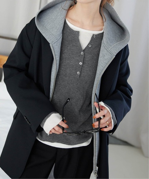 WEB限定/追加》スイビハイゲージヘンリープルオーバー（ニット