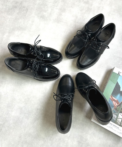 DEMETER(デメテル)の「選べる2デザイン 厚底 タンクソール レースアップ マニッシュシューズ(ローファー・レディース・ブラック系その他/ブラック/ブラック系その他2・LL/L/M/S)」の5枚目の写真