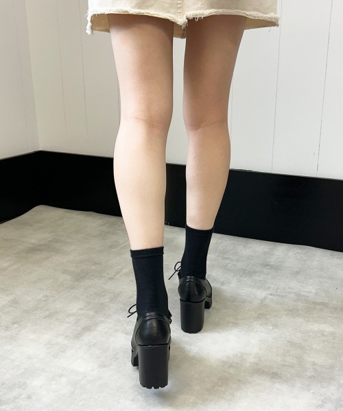 DEMETER(デメテル)の「選べる2デザイン 厚底 タンクソール レースアップ マニッシュシューズ(ローファー・レディース・ブラック系その他/ブラック/ブラック系その他2・LL/L/M/S)」の14枚目の写真