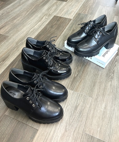 DEMETER(デメテル)の「選べる2デザイン 厚底 タンクソール レースアップ マニッシュシューズ(ローファー・レディース・ブラック系その他/ブラック/ブラック系その他2・LL/L/M/S)」の21枚目の写真
