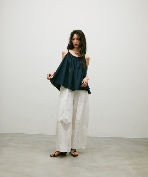 Lutim by u（ルチバイユー）の「Basic barrel pants / ベーシックバレルパンツ（その他パンツ・レディース・ホワイト/ブラック・MEDIUM/LARGE/SMALL）」の15枚目の写真