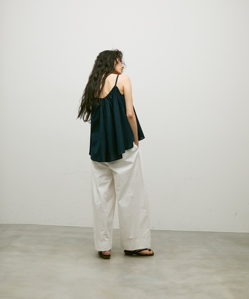 Lutim by u（ルチバイユー）の「Basic barrel pants / ベーシックバレルパンツ（その他パンツ・レディース・ホワイト/ブラック・MEDIUM/LARGE/SMALL）」の17枚目の写真