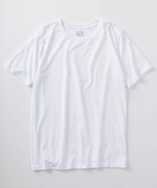 FRUIT OF THE LOOM(フルーツオブザルーム)の「【73】【Fruit of the Loom/フルーツオブザルーム】無地 クルーネック 半袖Tシャツ 3枚セット(Tシャツ/カットソー・メンズ・ホワイト/ブラック・XL/L/M)」の4枚目の写真