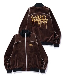 XLARGE(GNXg[W)TAGGING VELOUR JACKET(u])