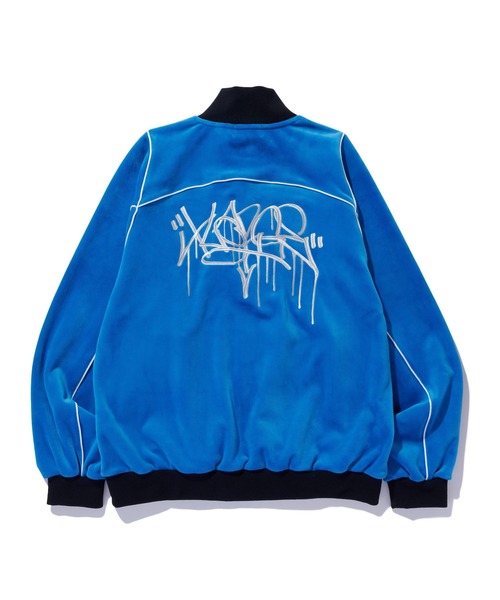 XLARGE（エクストララージ）の「TAGGING VELOUR JACKET（ブルゾン・メンズ・ブラック/ブルー/ブラウン・S/M/L/XL）」の15枚目の写真