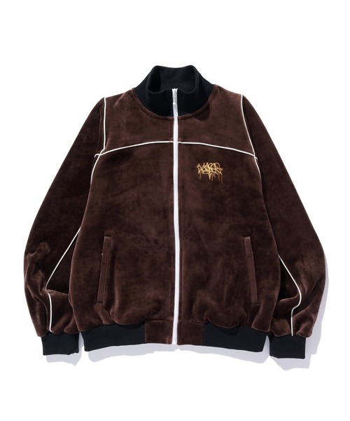 XLARGE（エクストララージ）の「TAGGING VELOUR JACKET（ブルゾン・メンズ・ブラック/ブルー/ブラウン・S/M/L/XL）」の16枚目の写真